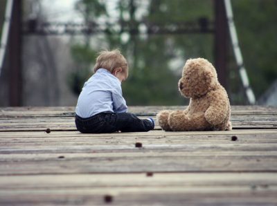 Boy and Teddy Bear